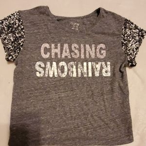 Xhilaration Chasing Rainbows Girls shirt